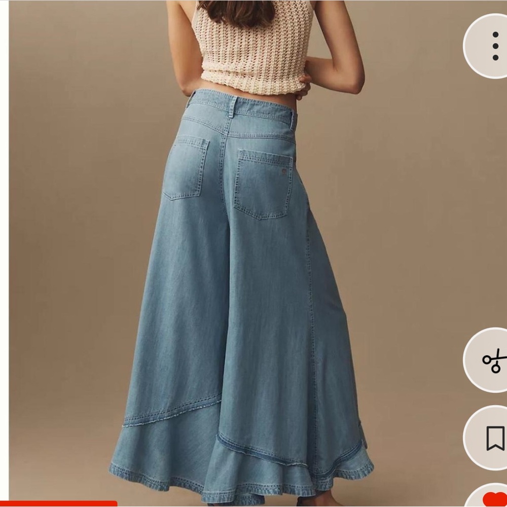 ISO Anthropologie Light Blue Flare Jeans